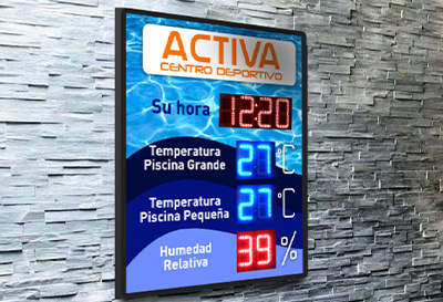 Indicadores de temperatura digitales