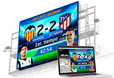 Marcadores deportivos LED